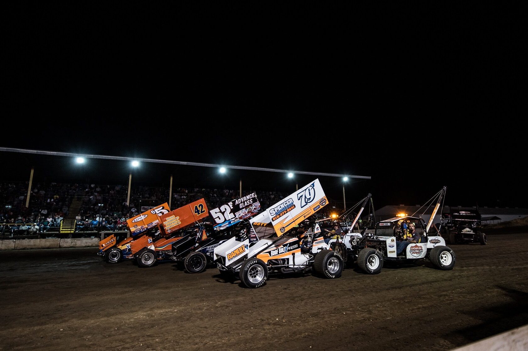 stock cars about the race at the Jacksonville Speedway